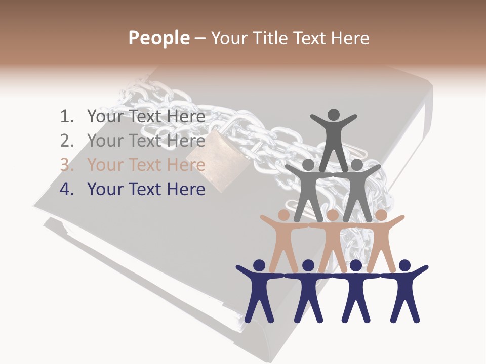 Beach Tropical Person PowerPoint Template