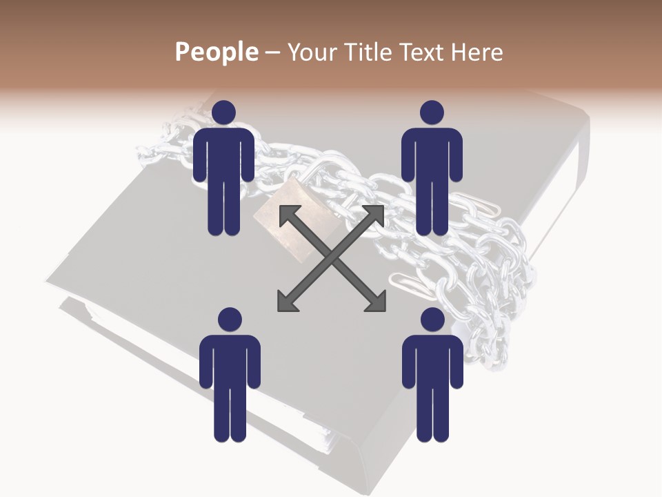 Beach Tropical Person PowerPoint Template