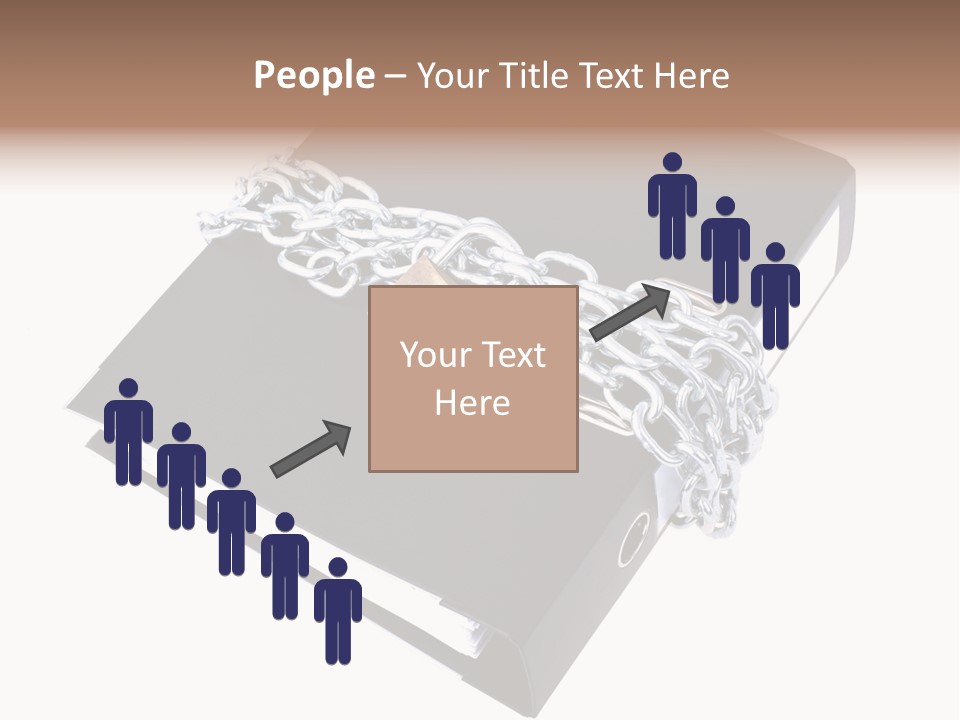 Beach Tropical Person PowerPoint Template