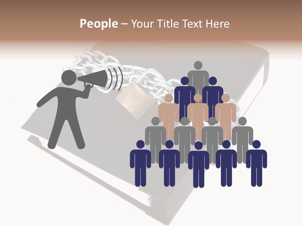 Beach Tropical Person PowerPoint Template