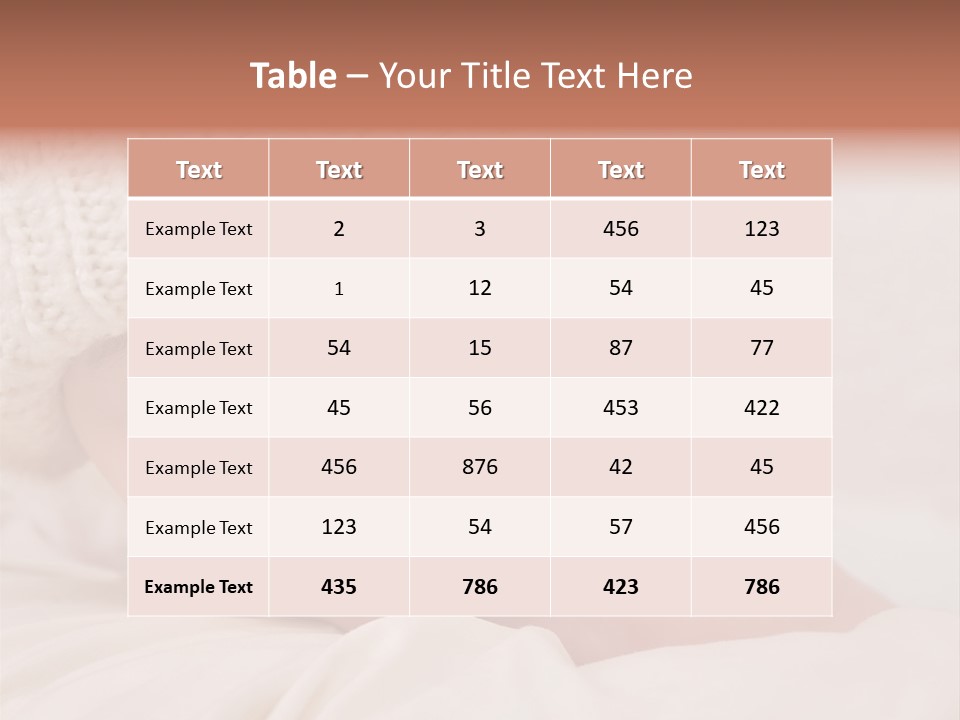 A Baby Wearing A White Knitted Hat With Blue Eyes PowerPoint Template