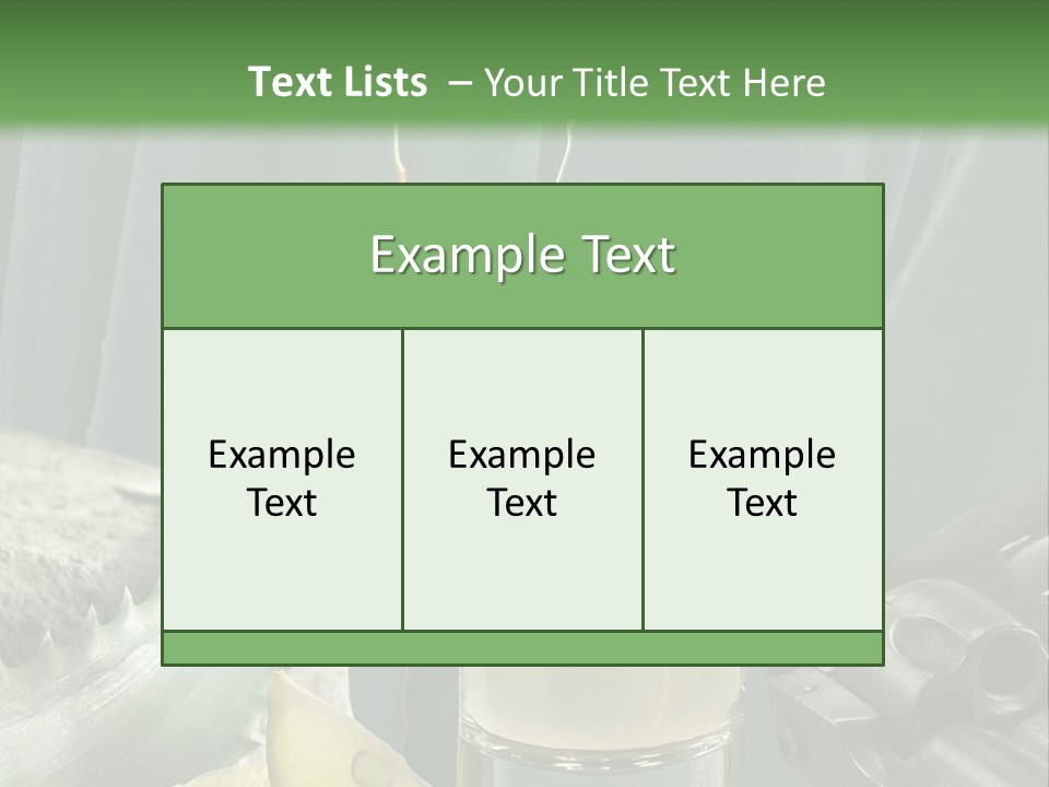 Female Beauty Recreation PowerPoint Template