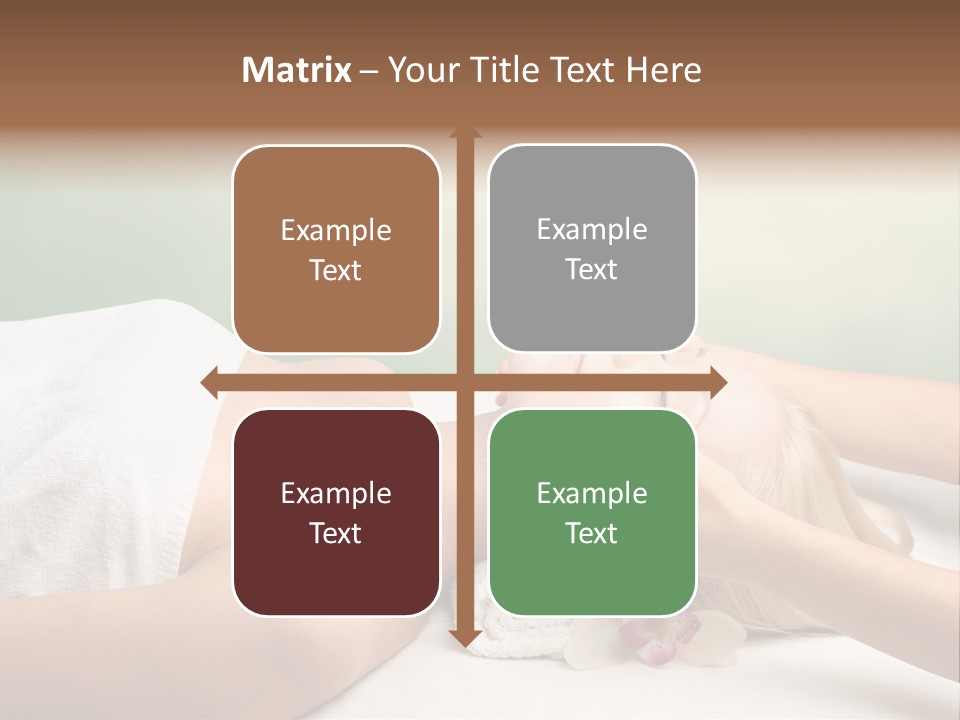 Female Beauty Recreation PowerPoint Template