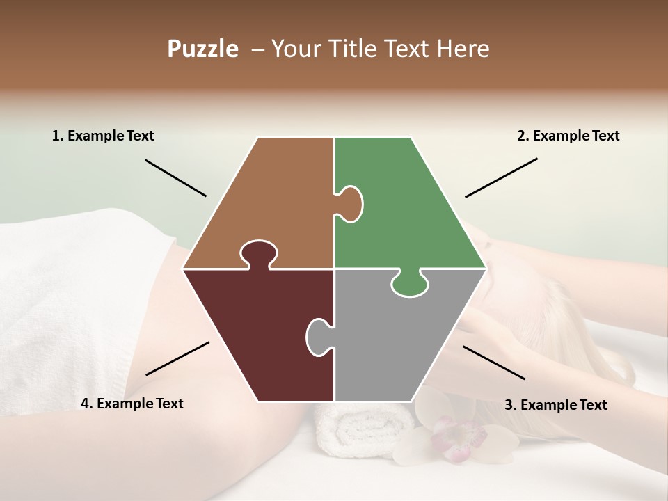 Female Beauty Recreation PowerPoint Template