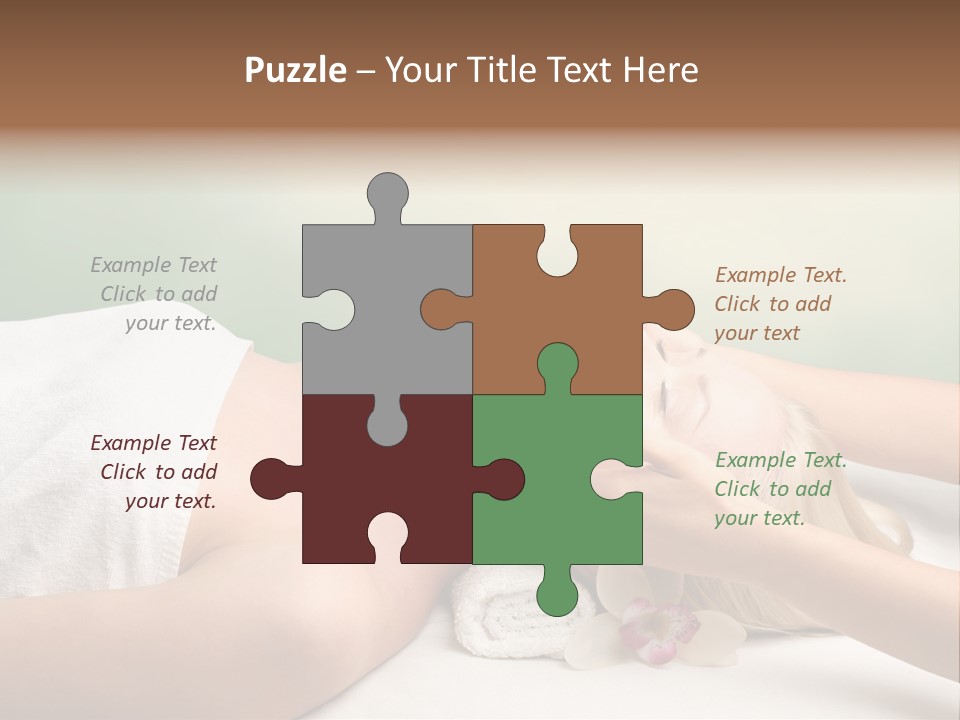 Female Beauty Recreation PowerPoint Template