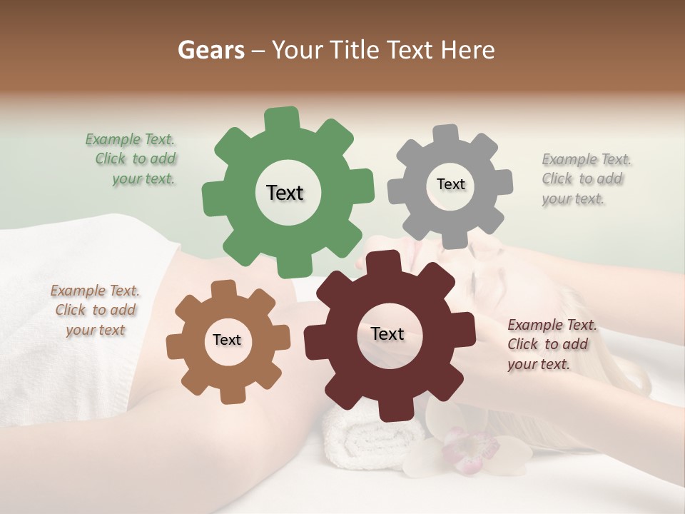 Female Beauty Recreation PowerPoint Template