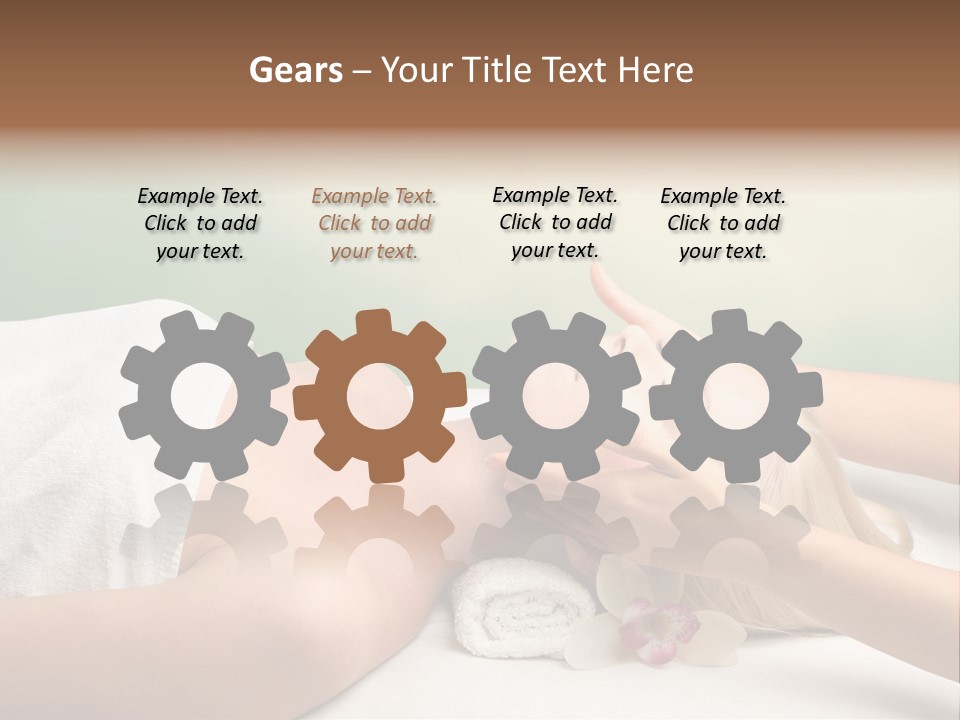 Female Beauty Recreation PowerPoint Template