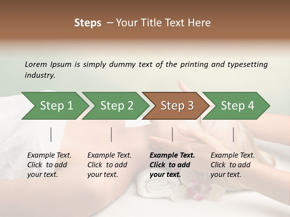 Female Beauty Recreation PowerPoint Template