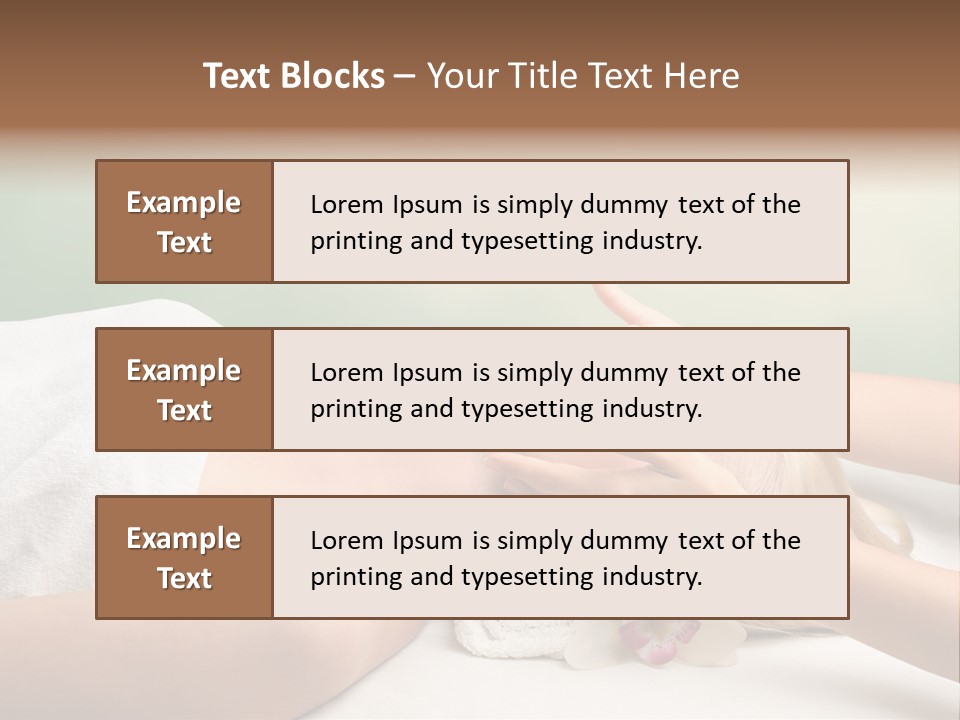 Female Beauty Recreation PowerPoint Template