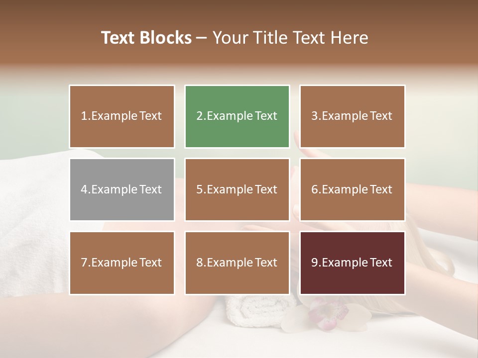 Female Beauty Recreation PowerPoint Template