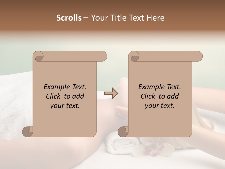 Female Beauty Recreation PowerPoint Template