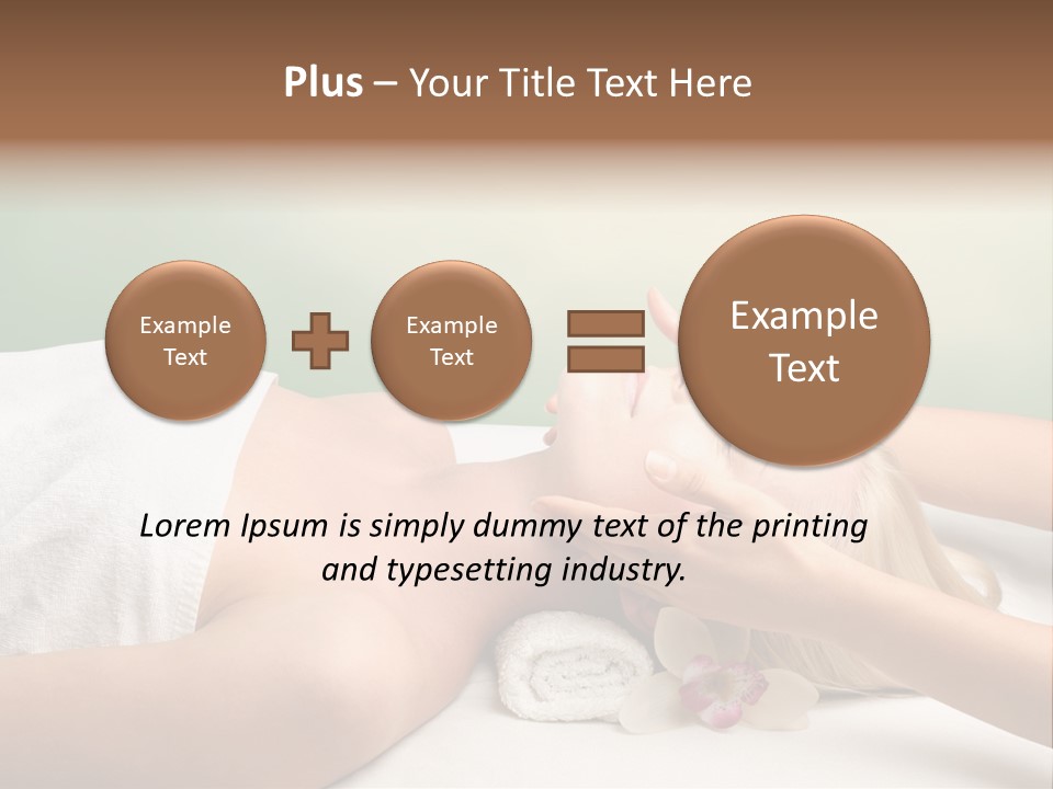 Female Beauty Recreation PowerPoint Template