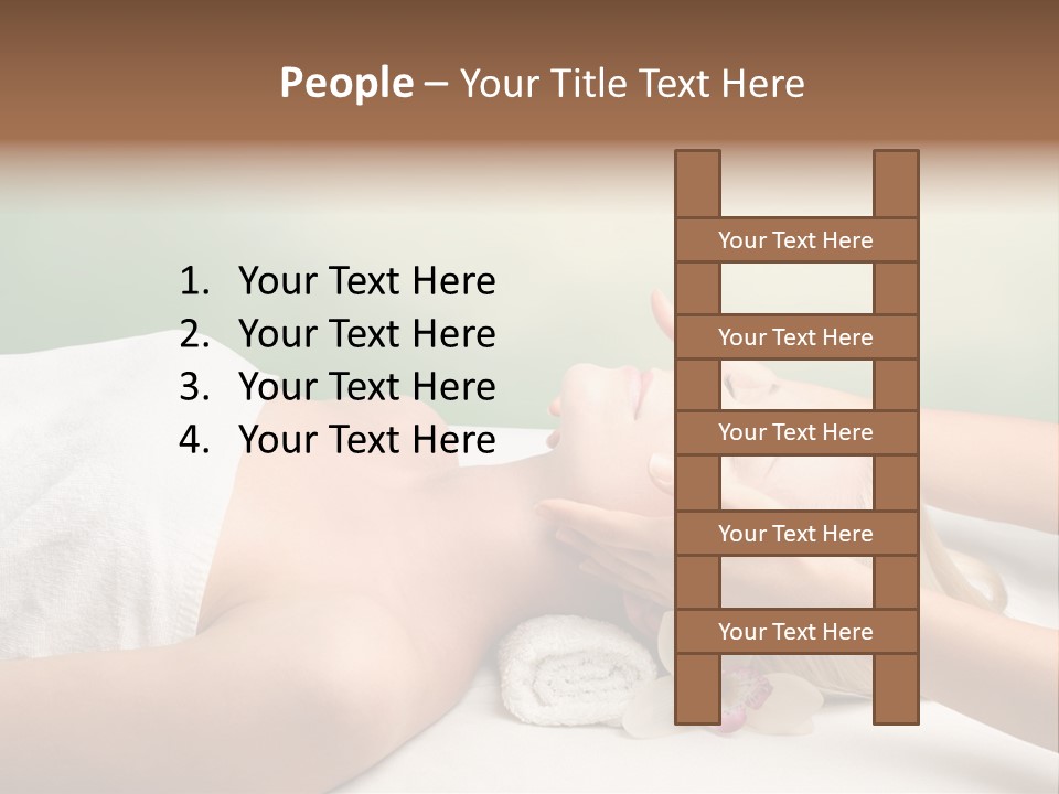 Female Beauty Recreation PowerPoint Template