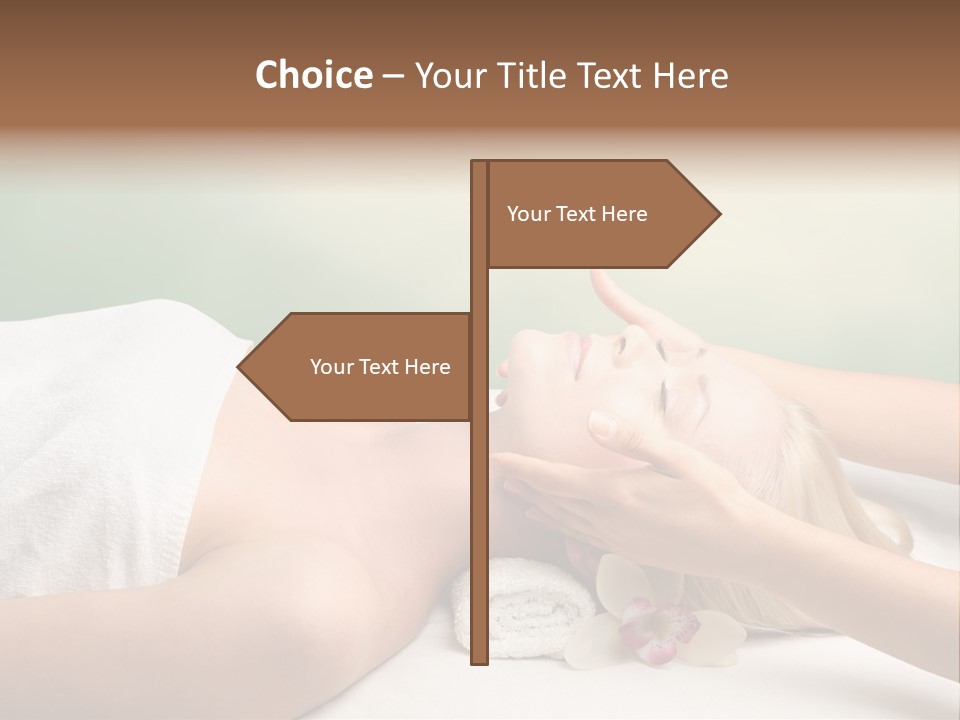 Female Beauty Recreation PowerPoint Template