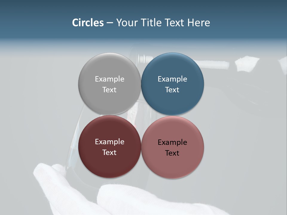 A Bottle Of Wine Being Poured Into A Glass PowerPoint Template