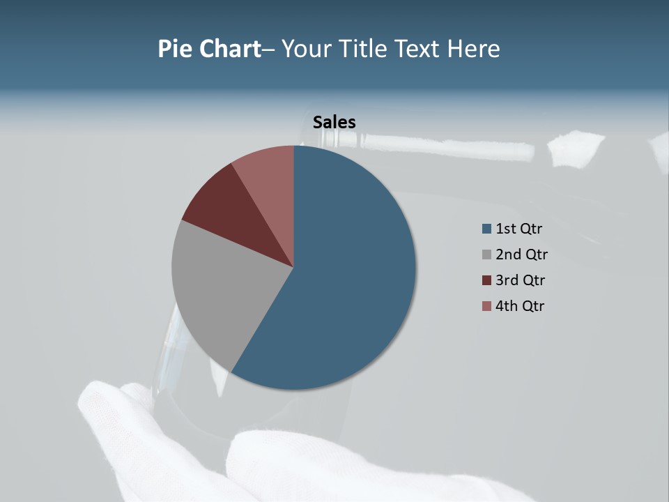 A Bottle Of Wine Being Poured Into A Glass PowerPoint Template