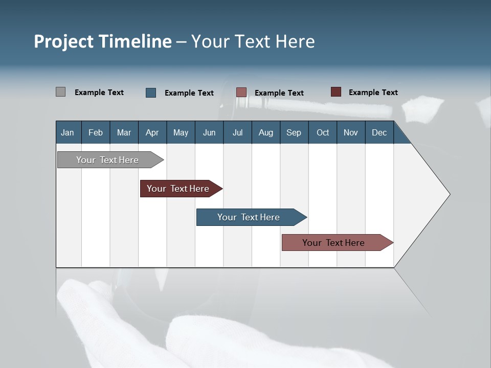 A Bottle Of Wine Being Poured Into A Glass PowerPoint Template