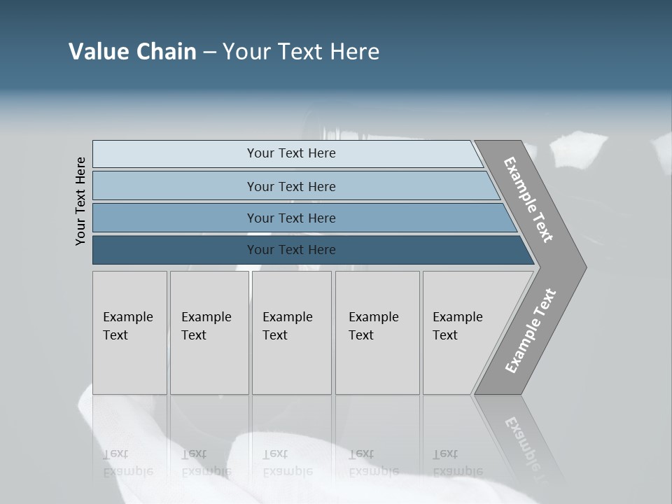 A Bottle Of Wine Being Poured Into A Glass PowerPoint Template