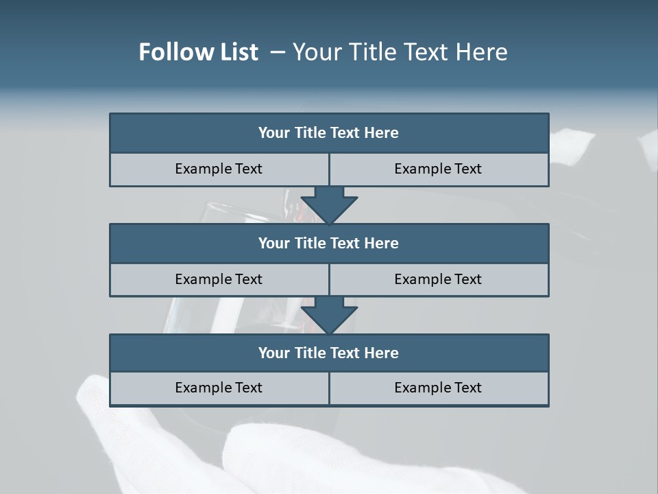 A Bottle Of Wine Being Poured Into A Glass PowerPoint Template