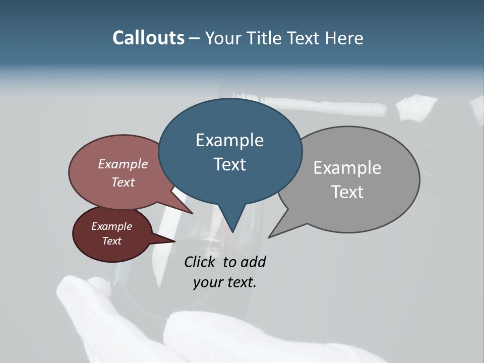 A Bottle Of Wine Being Poured Into A Glass PowerPoint Template