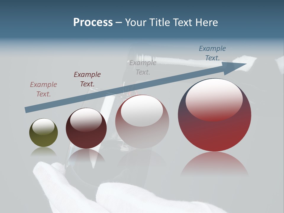 A Bottle Of Wine Being Poured Into A Glass PowerPoint Template