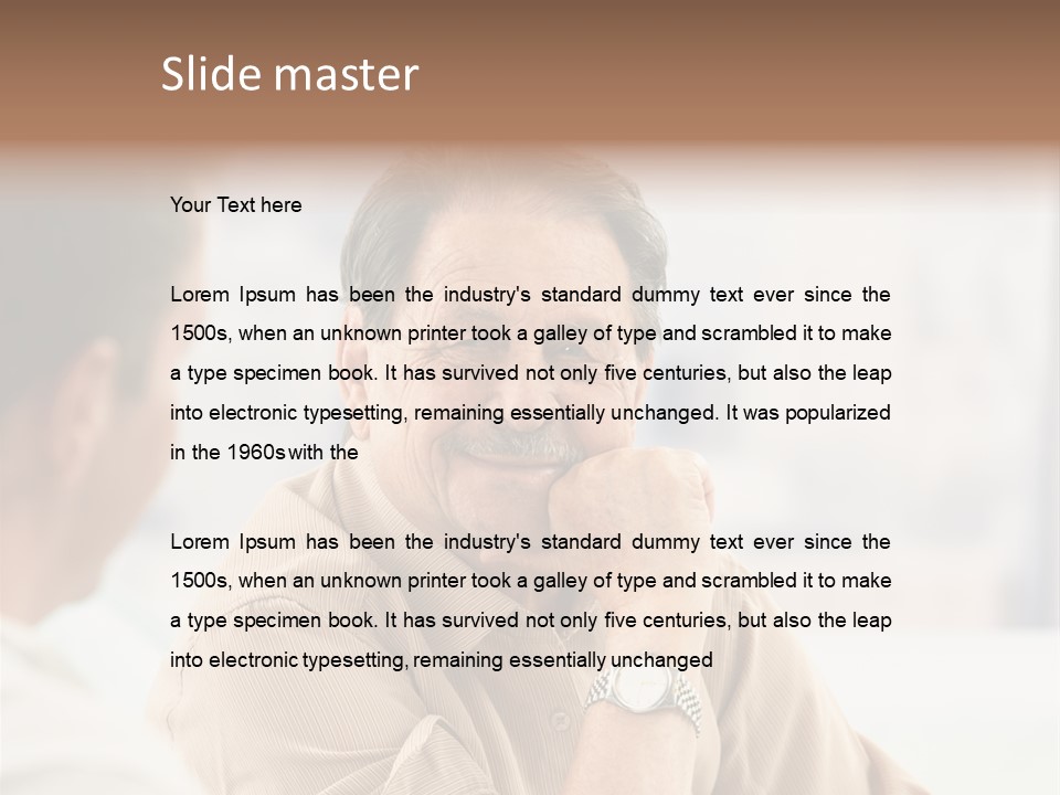 Head  Distant PowerPoint Template