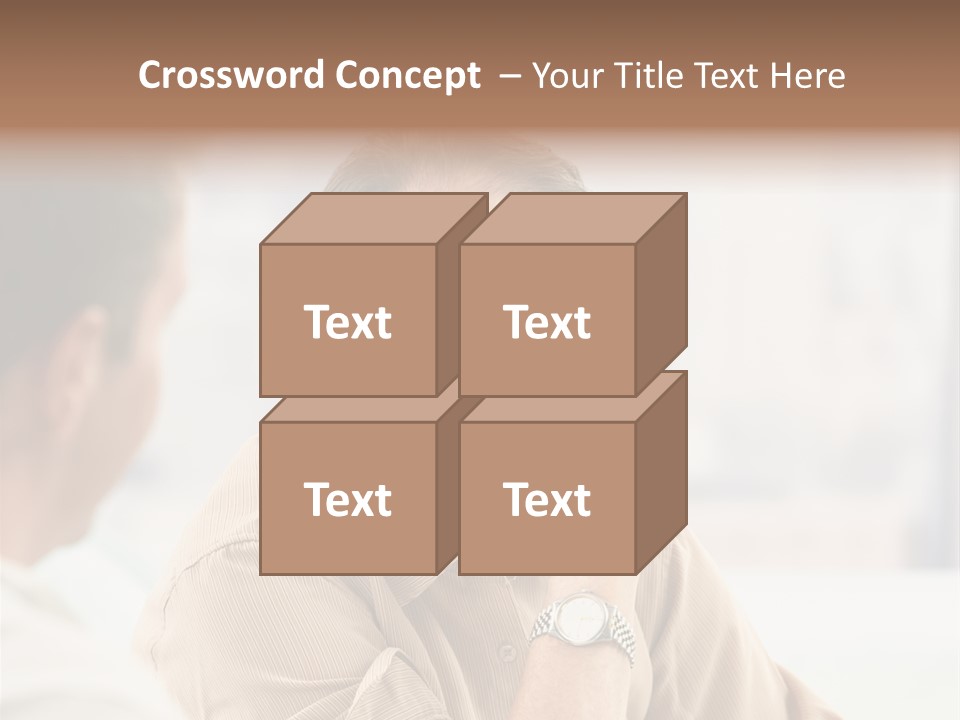 Head  Distant PowerPoint Template