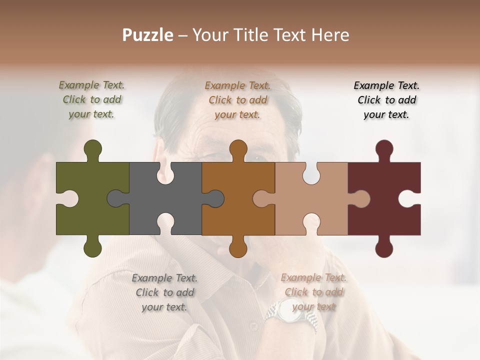 Head  Distant PowerPoint Template