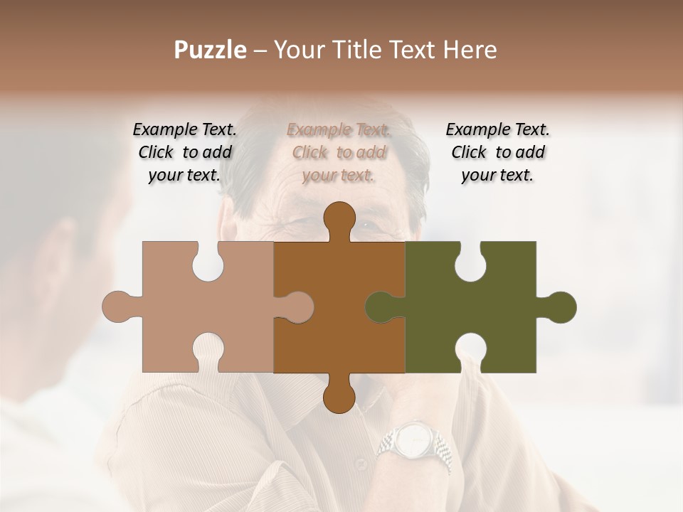 Head  Distant PowerPoint Template