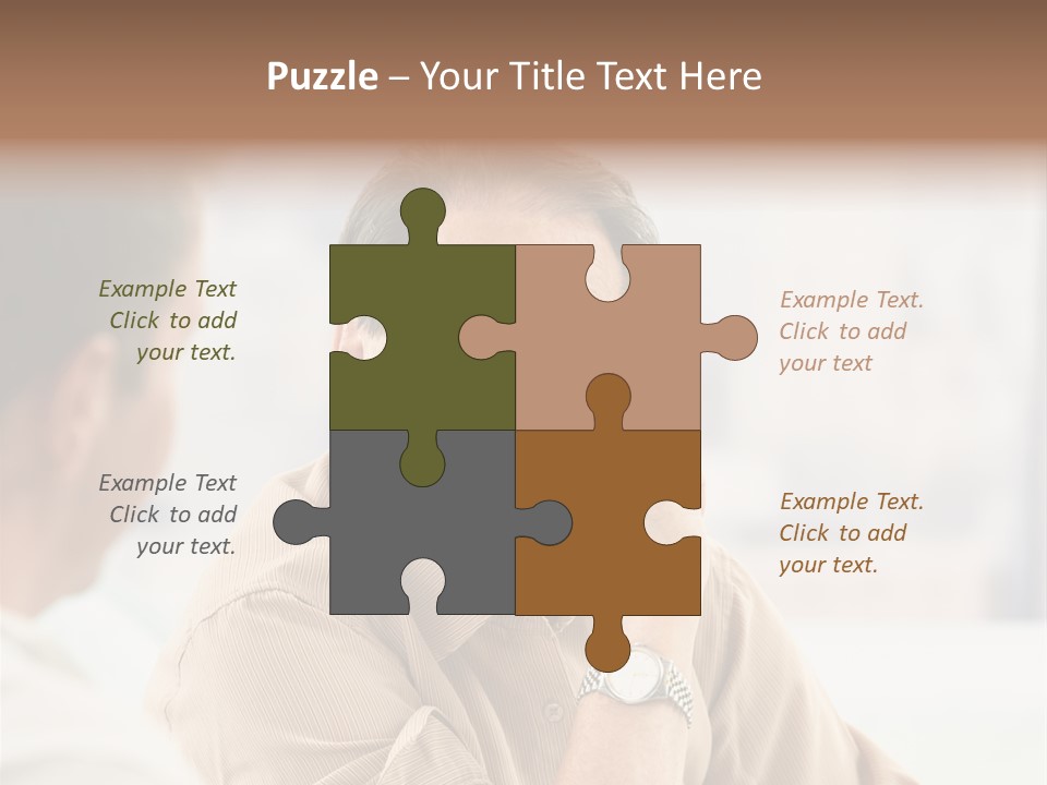 Head  Distant PowerPoint Template