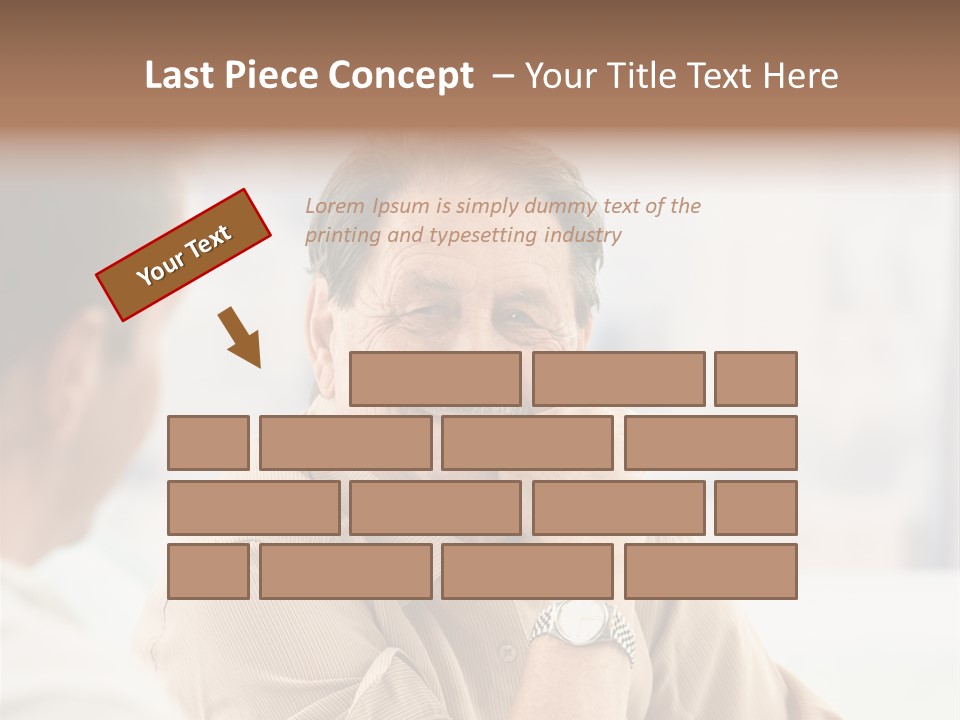 Head  Distant PowerPoint Template