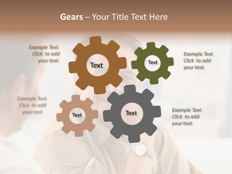 Head  Distant PowerPoint Template