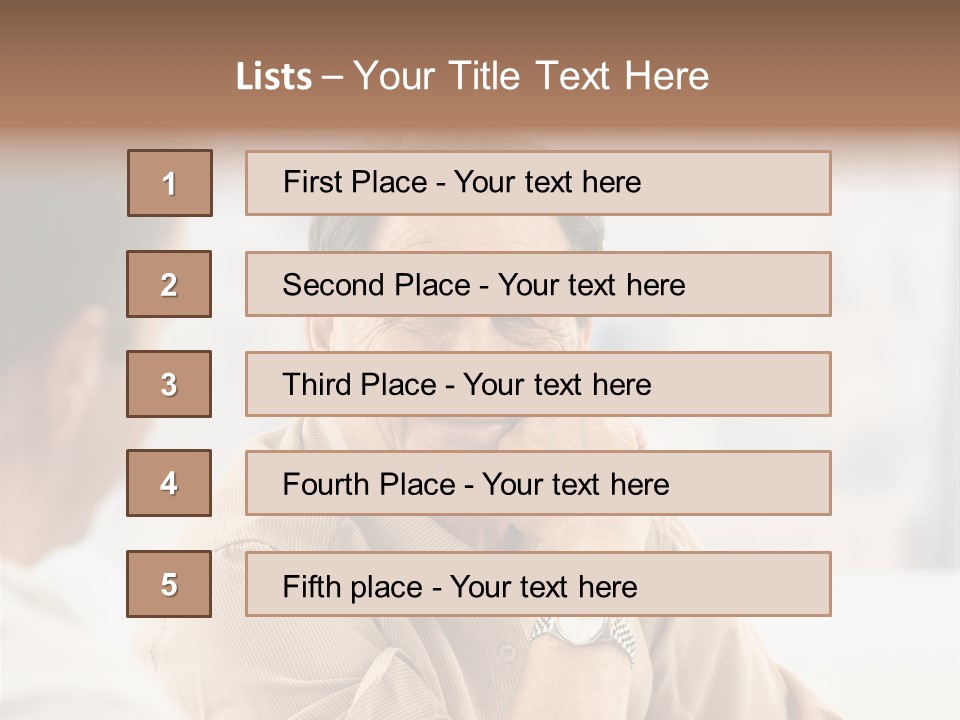 Head  Distant PowerPoint Template