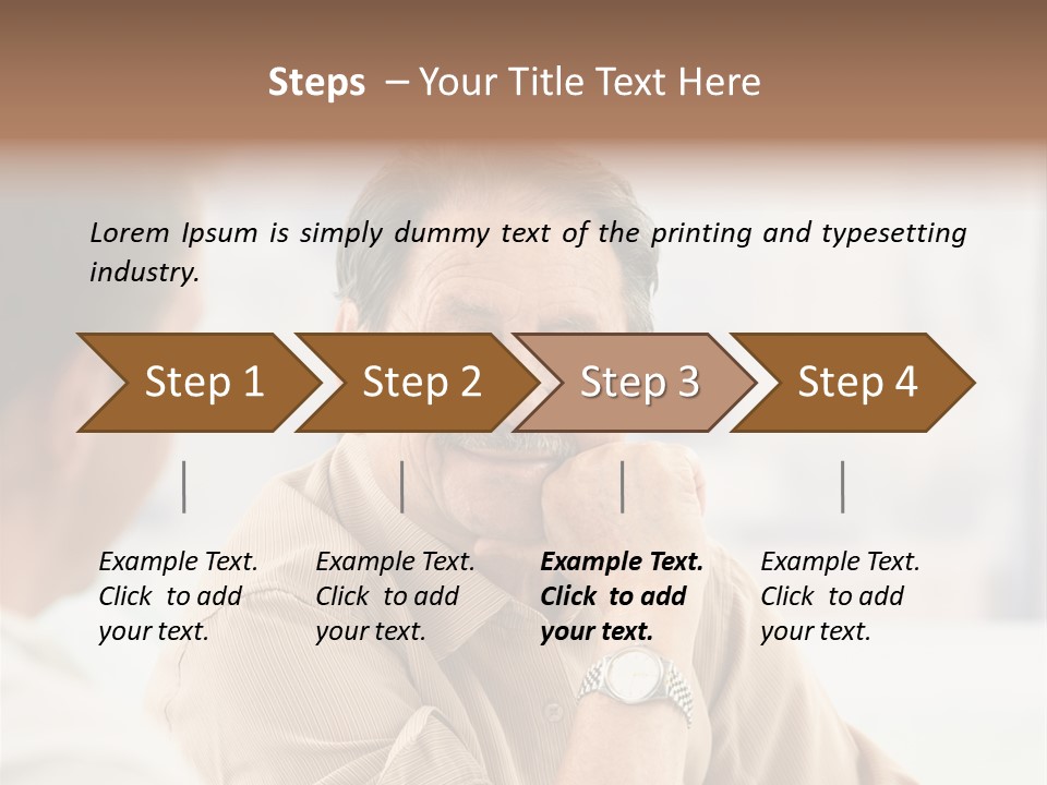 Head  Distant PowerPoint Template
