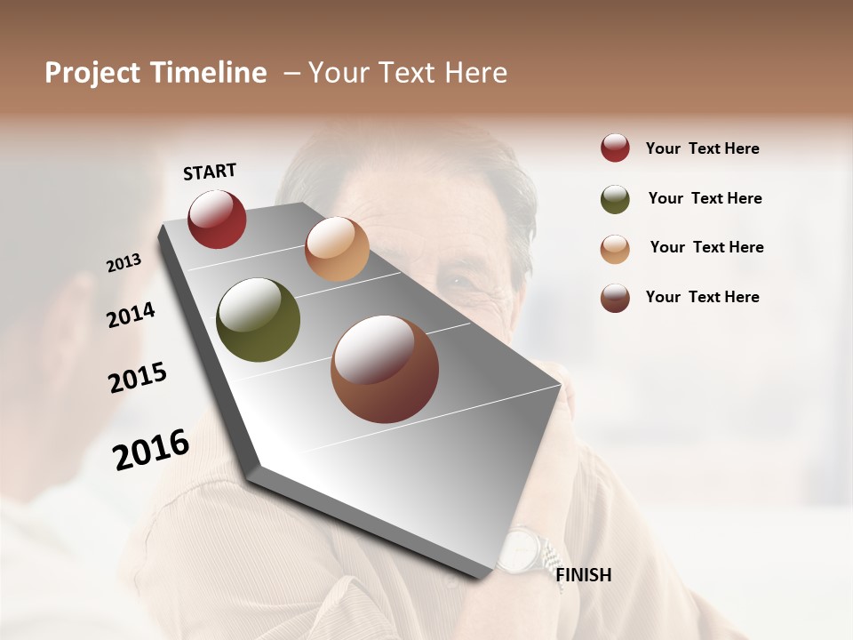 Head  Distant PowerPoint Template