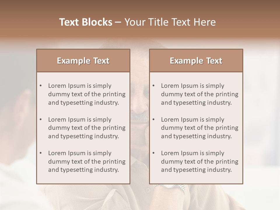 Head  Distant PowerPoint Template