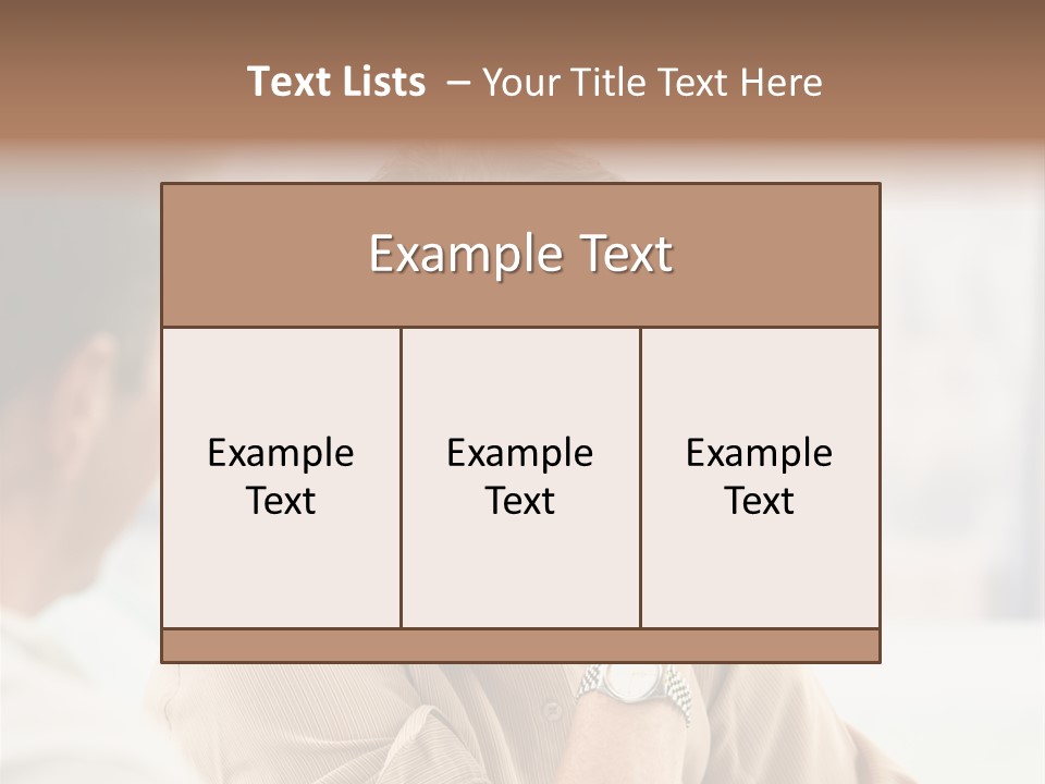 Head  Distant PowerPoint Template