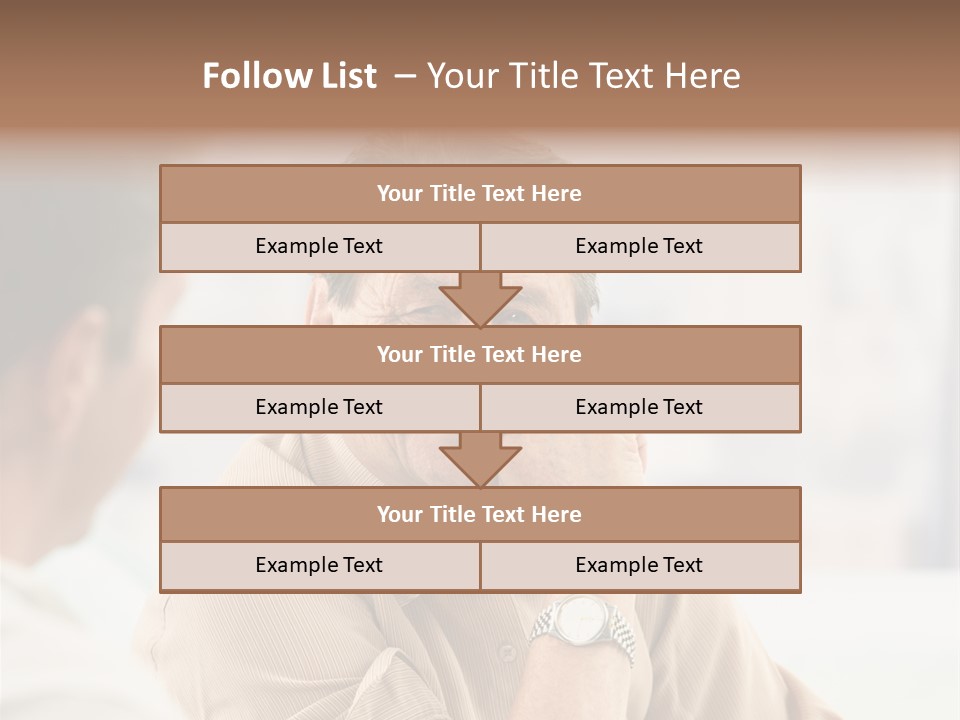Head  Distant PowerPoint Template