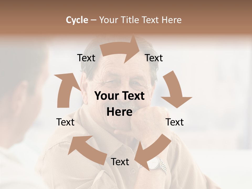 Head  Distant PowerPoint Template