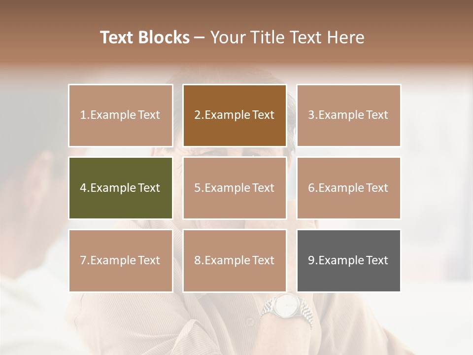 Head  Distant PowerPoint Template