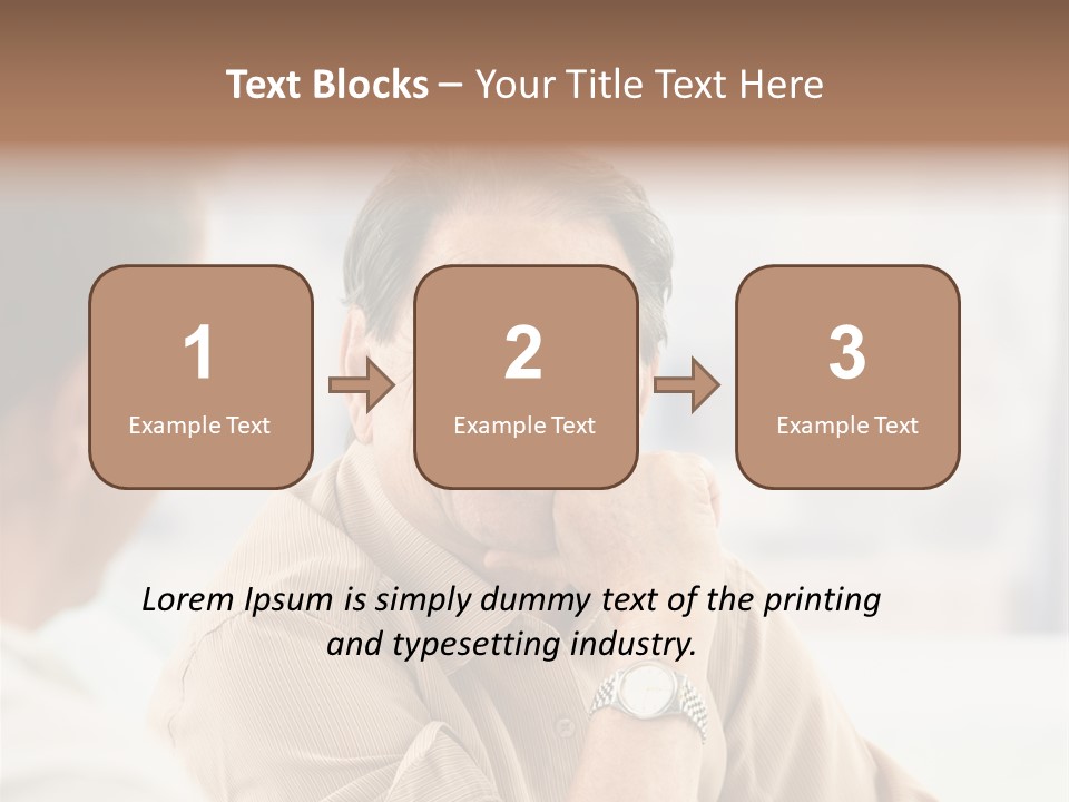 Head  Distant PowerPoint Template