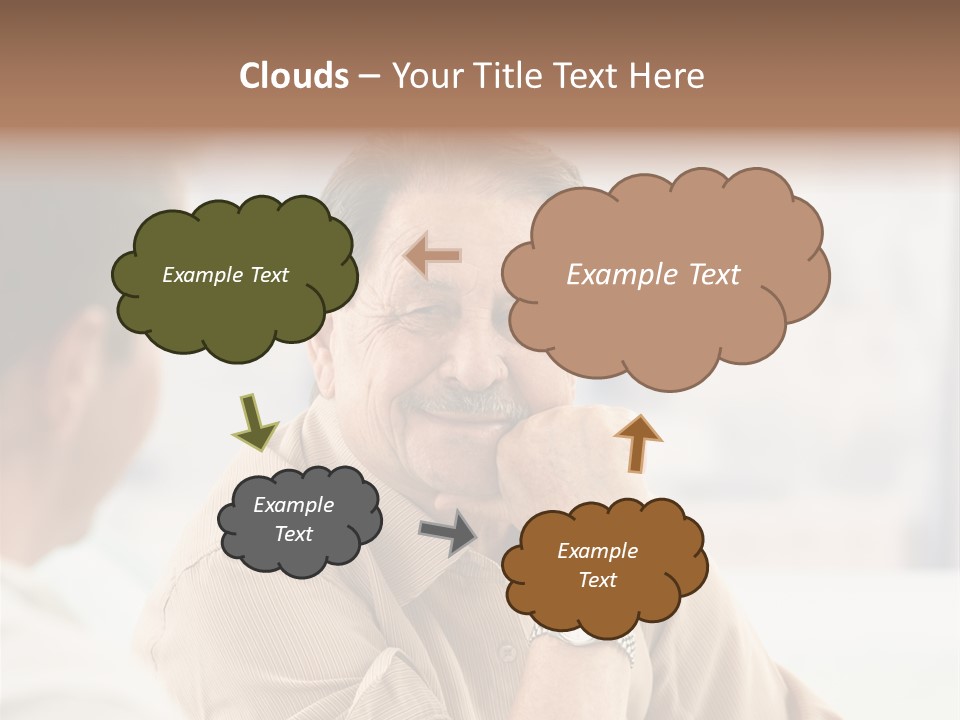 Head  Distant PowerPoint Template