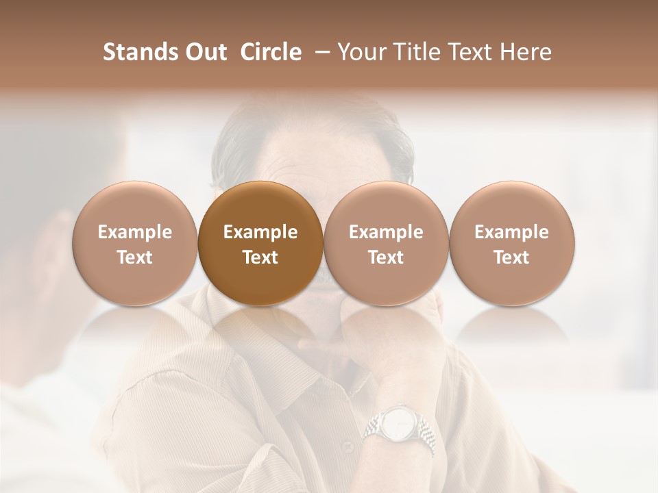 Head  Distant PowerPoint Template