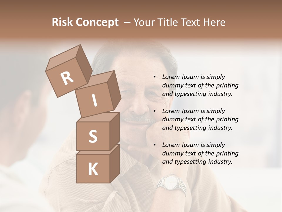 Head  Distant PowerPoint Template