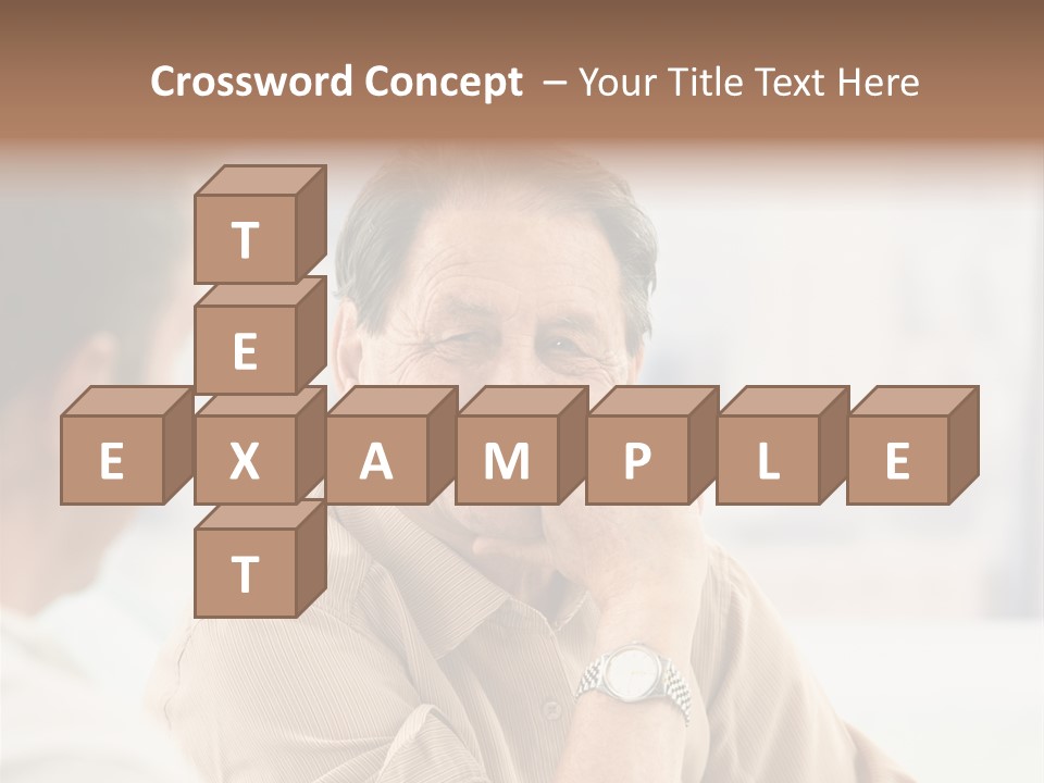 Head  Distant PowerPoint Template