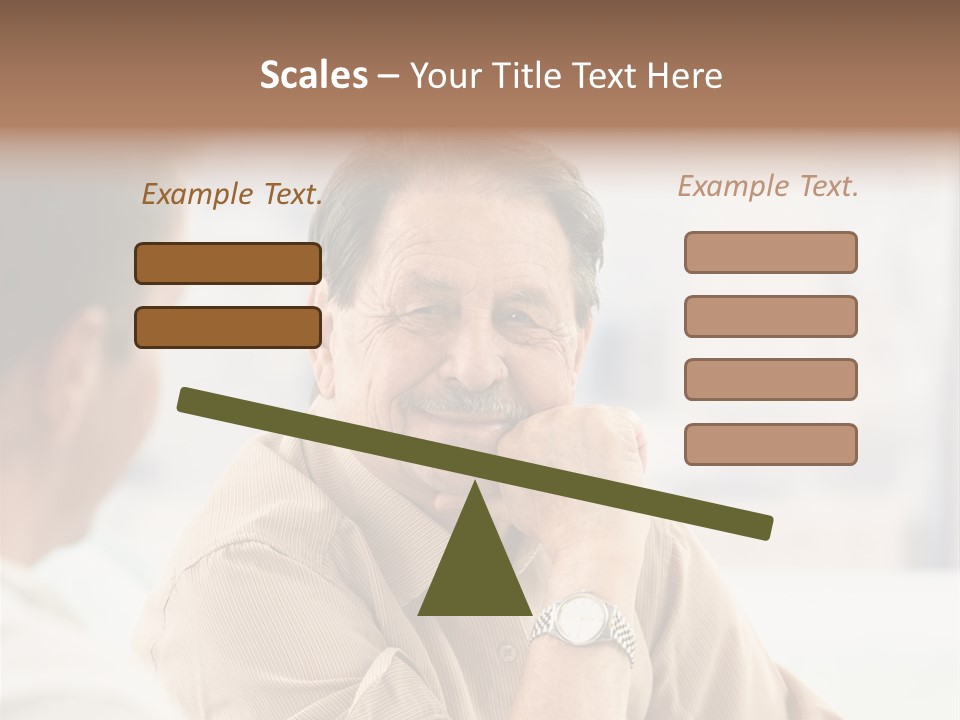 Head  Distant PowerPoint Template