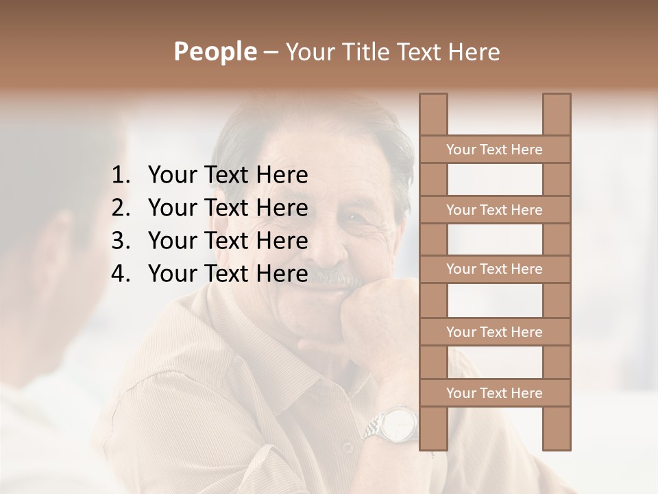 Head  Distant PowerPoint Template