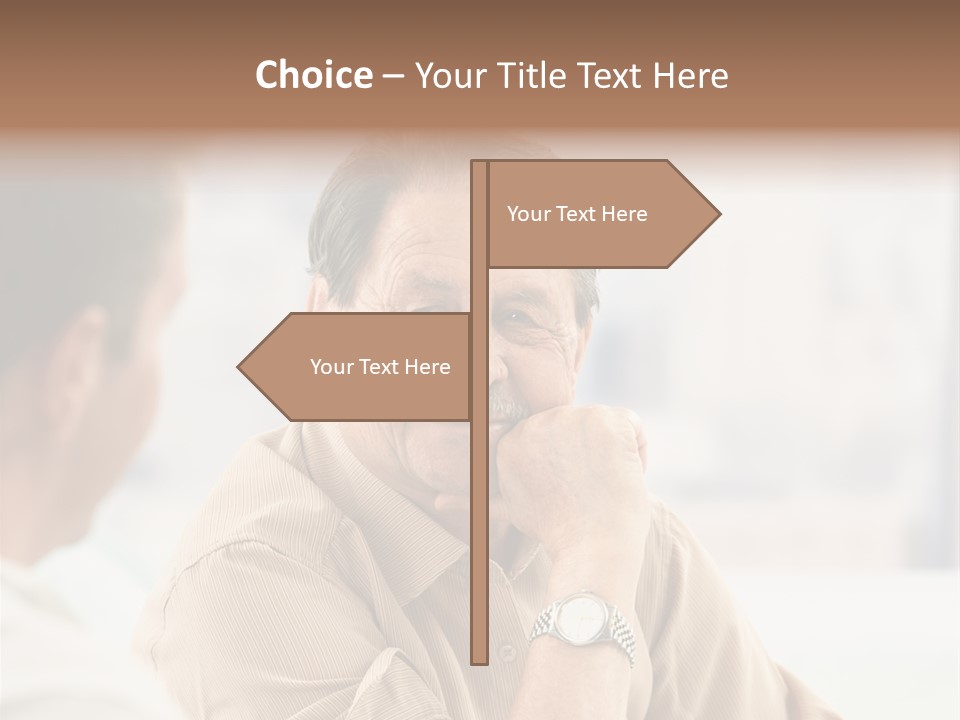 Head  Distant PowerPoint Template