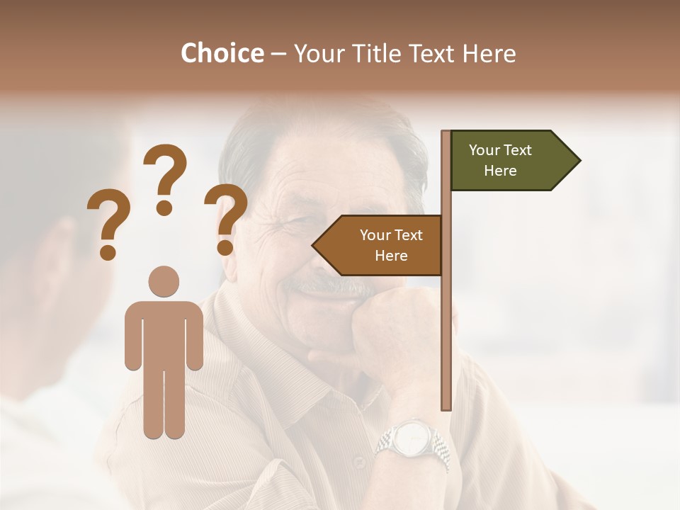 Head  Distant PowerPoint Template