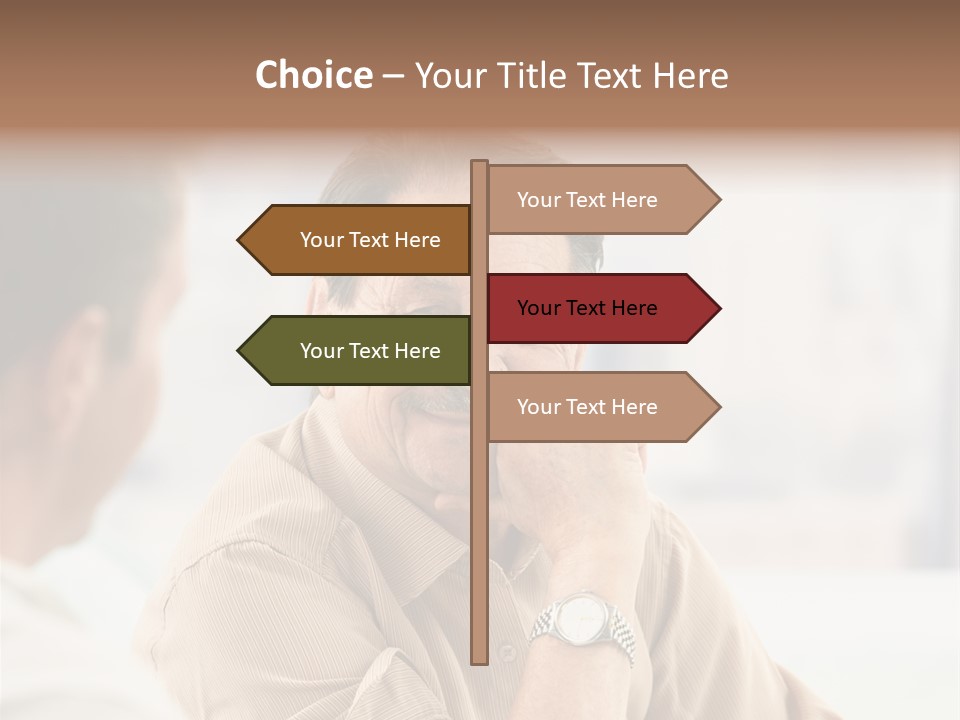 Head  Distant PowerPoint Template